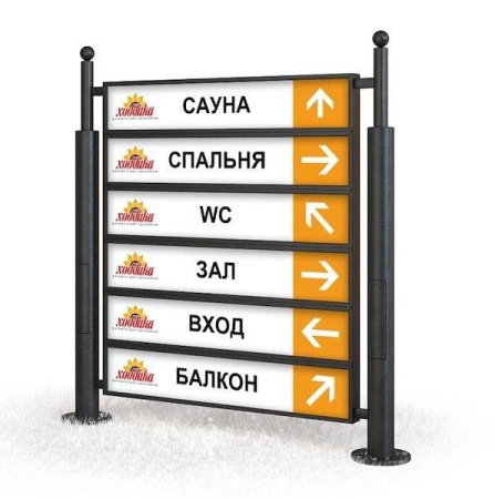 Указатель стальной низкий арт. 387