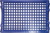 Ящик перфорированный 600×400×152, арт.: 403-2, объём 27, синий, код: 17741