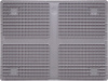 Ящик сплошной 800×600×120 мм, объем 57.6 л., арт.: SPK 8611, серый, код: 24289