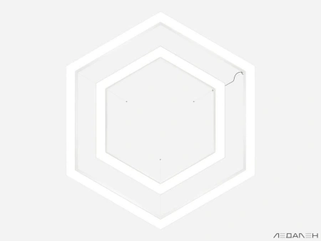 Купить шестиугольный светильник hexagon duo 4000k 144w с доставкой