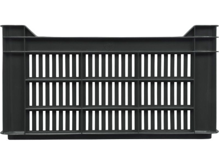 Ящик перфорированный 500×300×264, арт.: 112, объём 39.6, чёрный, код: 01305