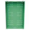 Складной ящик FC-6418 600х400х180 мм зелёный перфорированный
