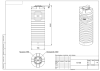 Емкость N 700 литров синяя