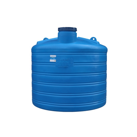 Транспортировочная овально-вертикальная емкость Aquaplast 5000 л Синий