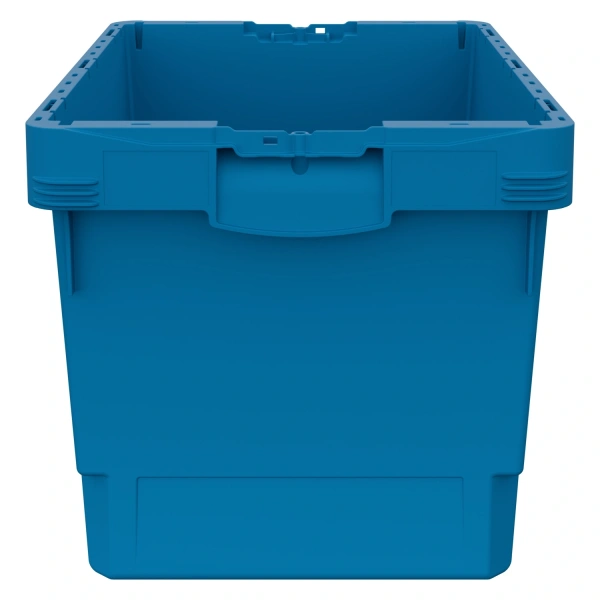 Вкладываемый контейнер INSTORE KV-6437 600x400x370 мм голубой со сплошным дном